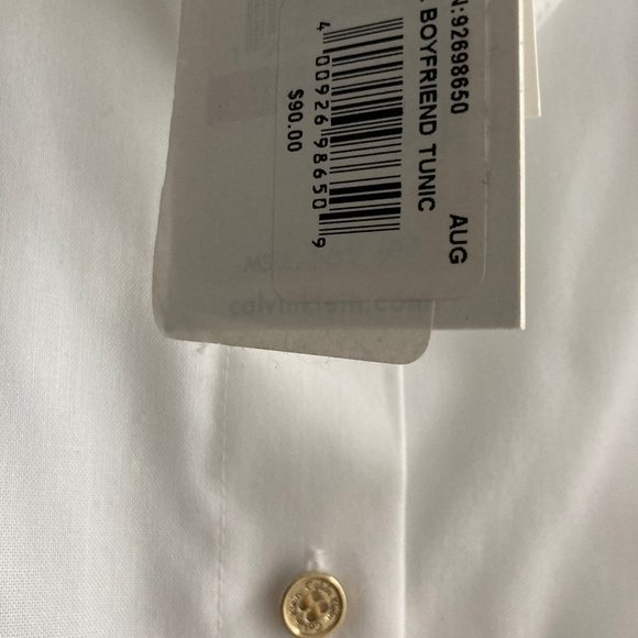 Oversized Sleveless Shirt Calvin Klein BNWT - Picture 6 of 8